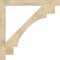 Ekena Millwork Merced Block Rough Sawn Bracket, Douglas Fir, 4"W x 48"D x 48"H BKT04X48X48MRC05RDF - alternate 3